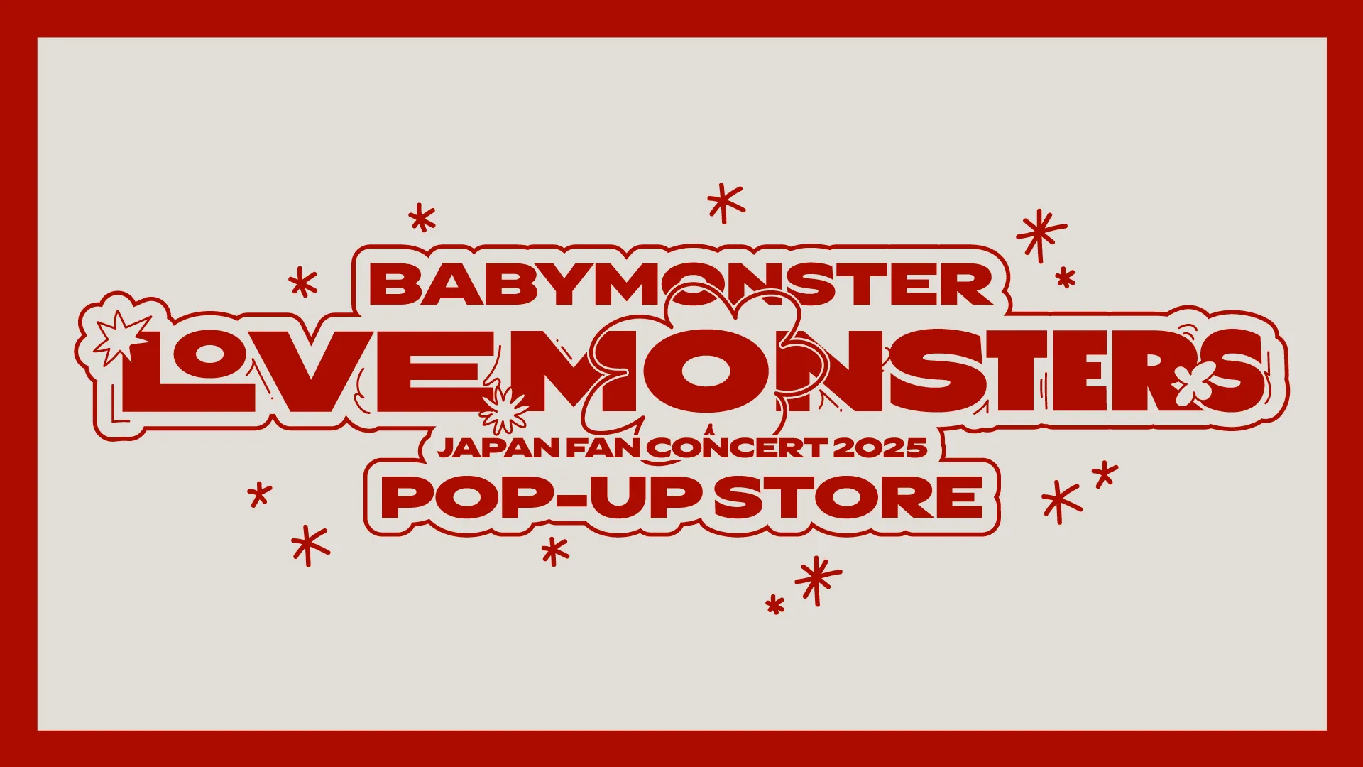 BABYMONSTER LOVE MONSTERS POP-UP STORE