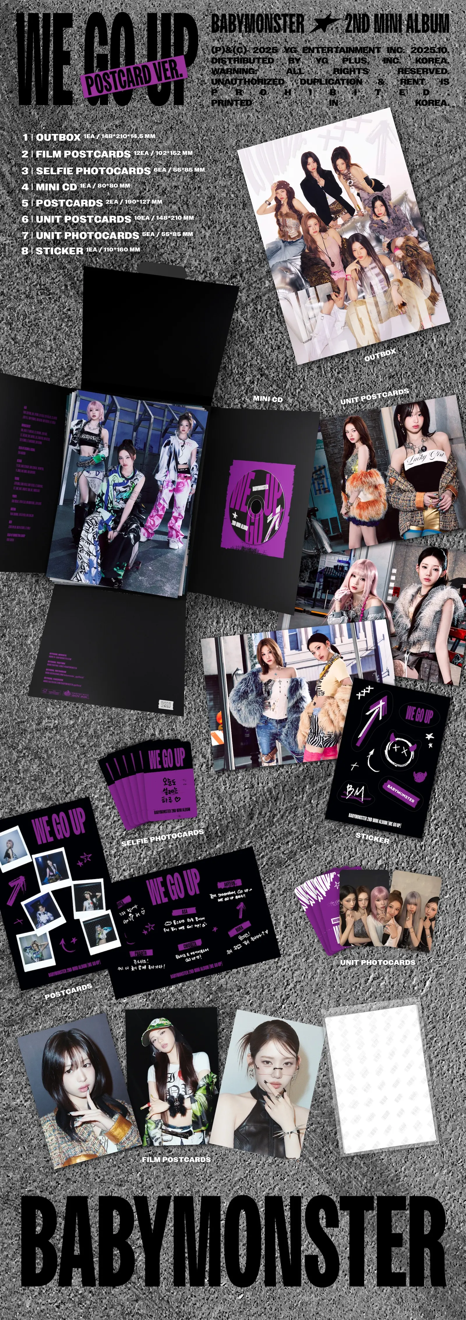 BABYMONSTER weverse限定特典セット 楽天市場】【Weverse, YG 特典選択】(PHOTOBOOK VER
