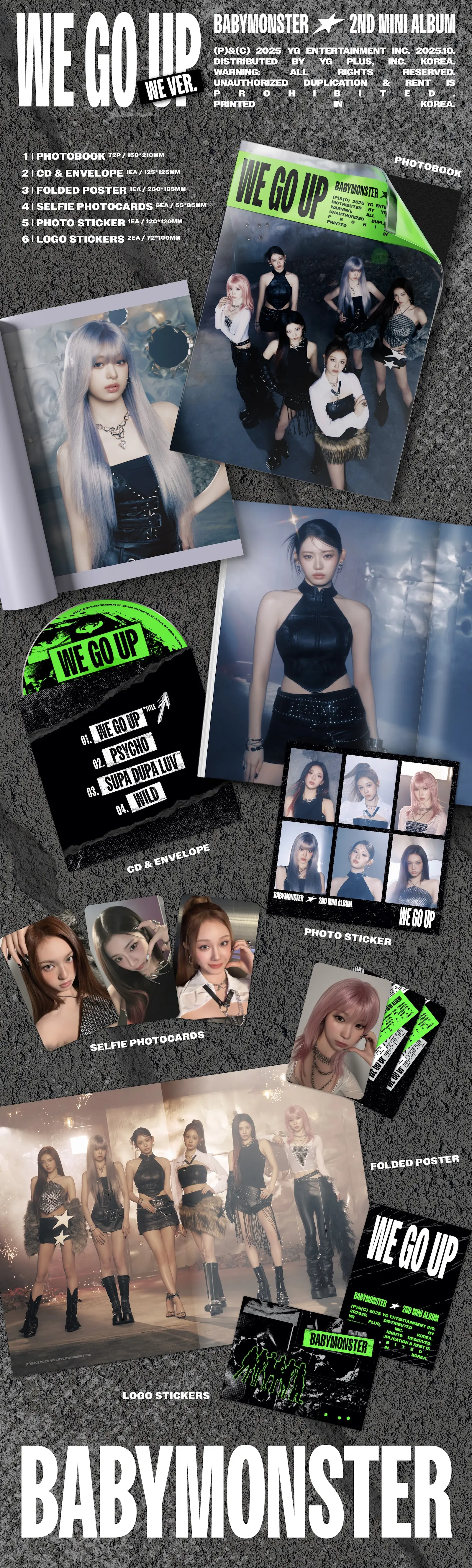 BABYMONSTER weverse限定特典セット 楽天市場】【Weverse, YG 特典選択】(PHOTOBOOK VER